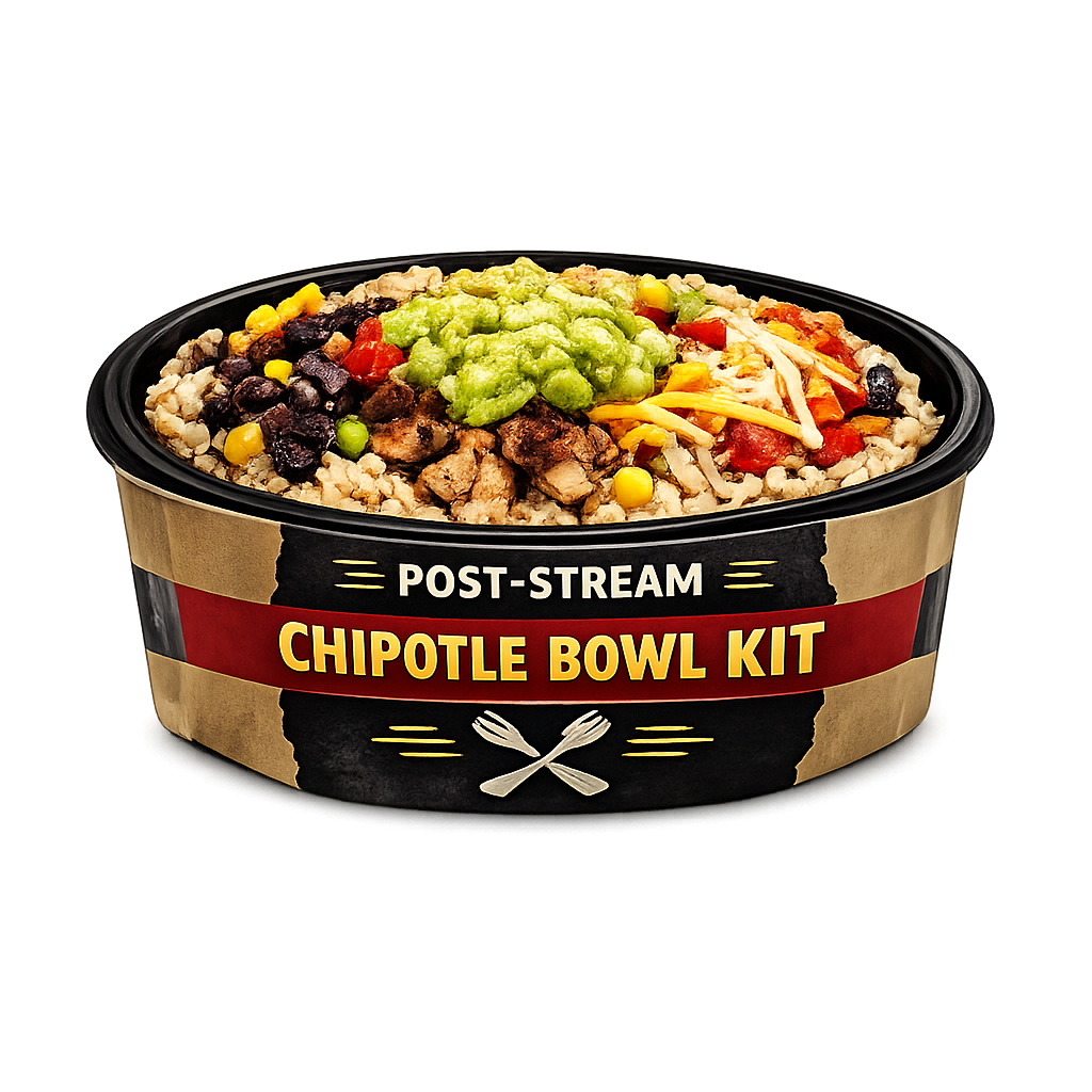 Post-Stream Chipotle Bowl Kit